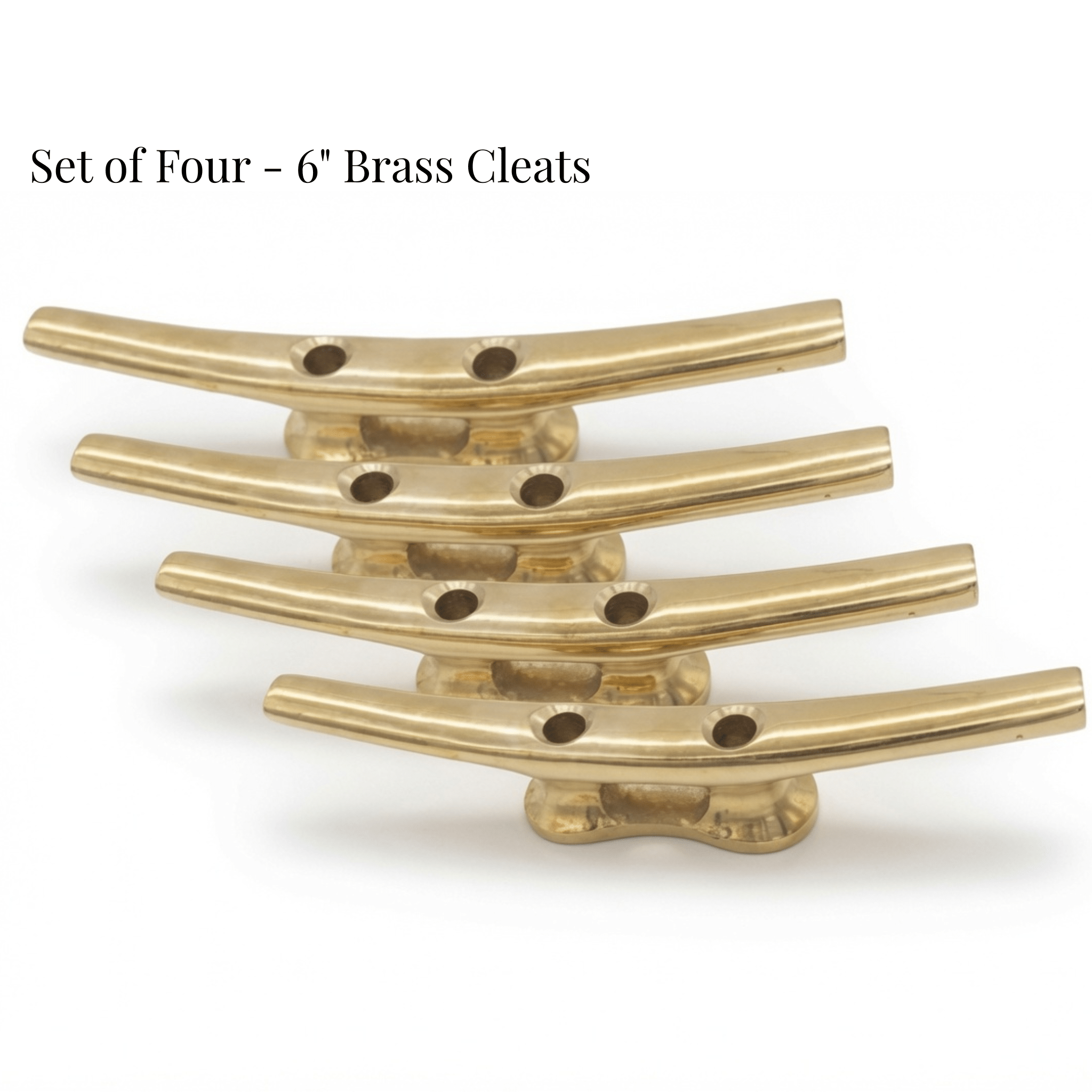 Nautical Brass Boat Cleats - Our Boat House