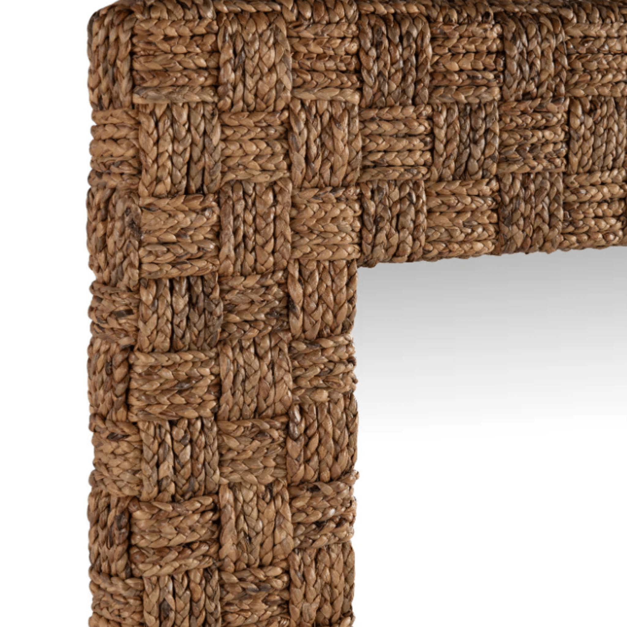 New Castle Water Hyacinth Mirror - Our Boat House