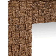 New Castle Water Hyacinth Mirror - Our Boat House
