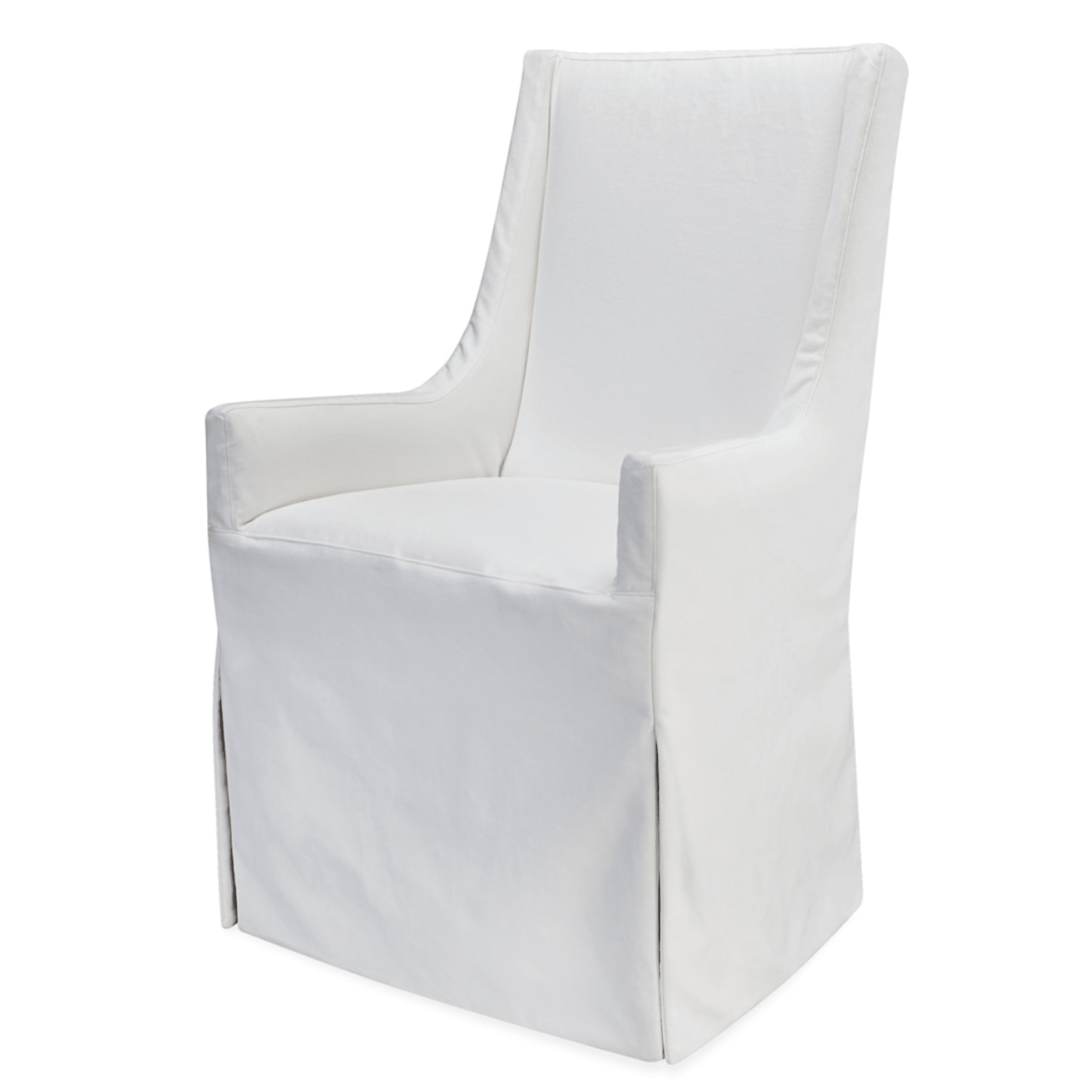 Newport Beach Slipcovered Dining Arm Chair - Our Boat House