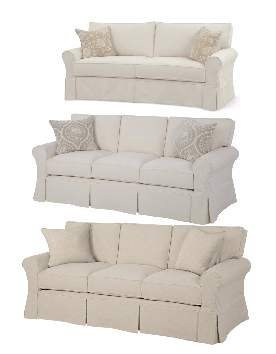 Newport II Slipcovered Sofa - coastal inspired home furnishing