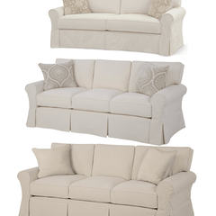 Newport II Slipcovered Sofa - coastal inspired home furnishing