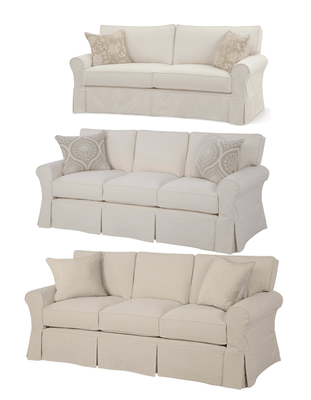 Newport II 84in. Slipcovered Sofa - 2/2 - Our Boat House