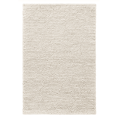 Niels Handwoven Wool/Viscose Rug - Ivory - Our Boat House