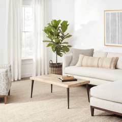 Niels Handwoven Wool/Viscose Rug - Latte - coastal inspired home furnishing lifestyle