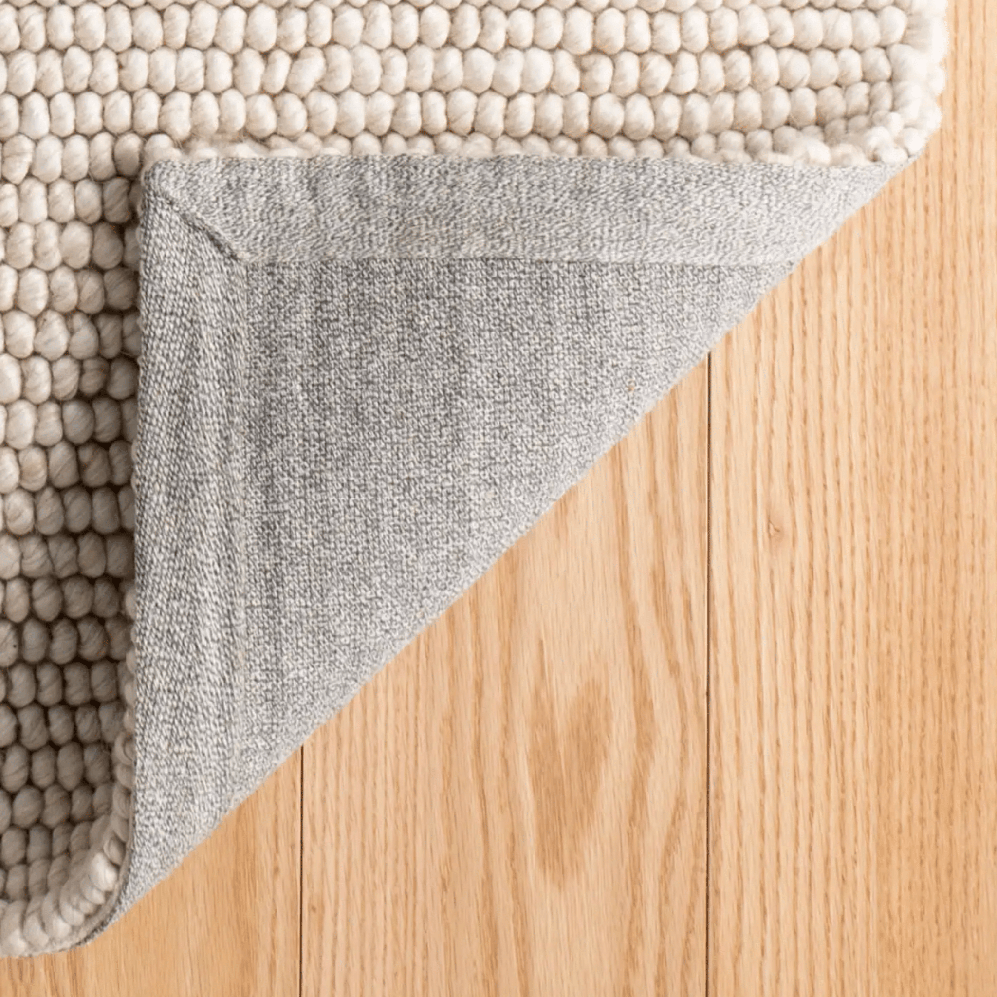 Niels Handwoven Wool/Viscose Rug - Latte - Our Boat House