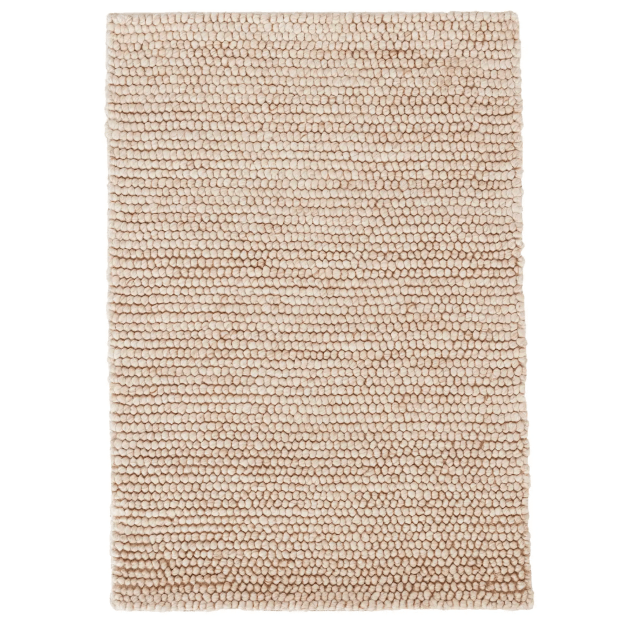 Niels Handwoven Wool/Viscose Rug - Latte - Our Boat House