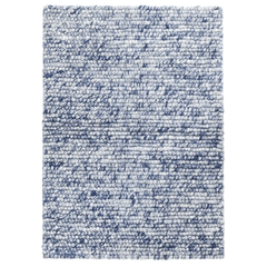 Niels Handwoven Wool/Viscose Rug - Navy - Our Boat House