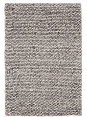 Niels Handwoven Wool/Viscose Rug - Grey