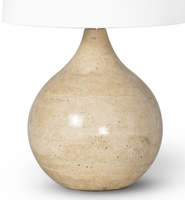 Noa Travertine Mini Lamp - Our Boat House