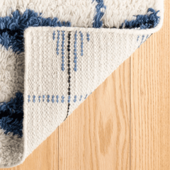 Noma Indigo Wool Woven Rug - Our Boat House