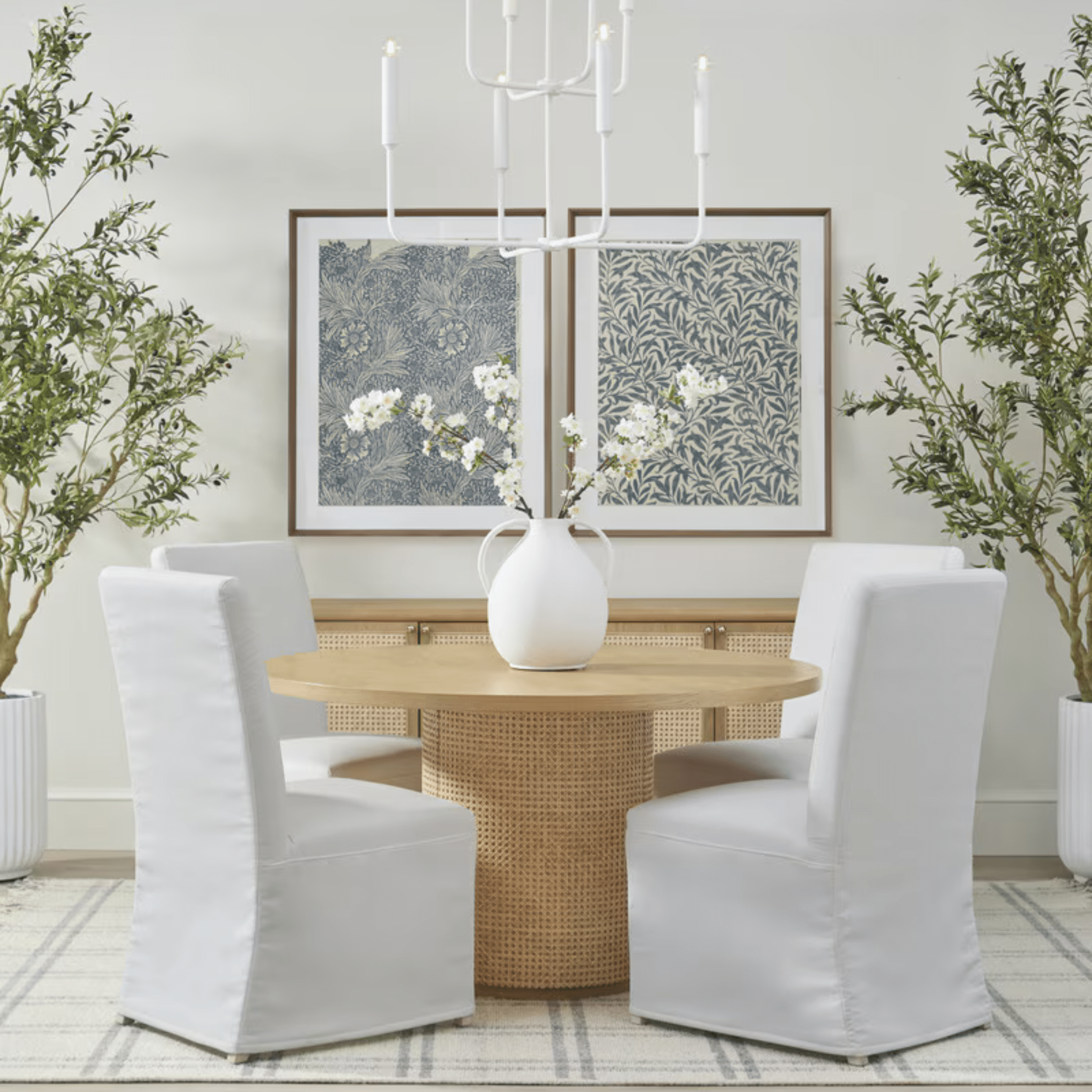 North Beach Slipcovered Dining Chair - Set of Two - Our Boat House
