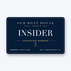 OBH Insider membership card — Founding Member, Our Boat House