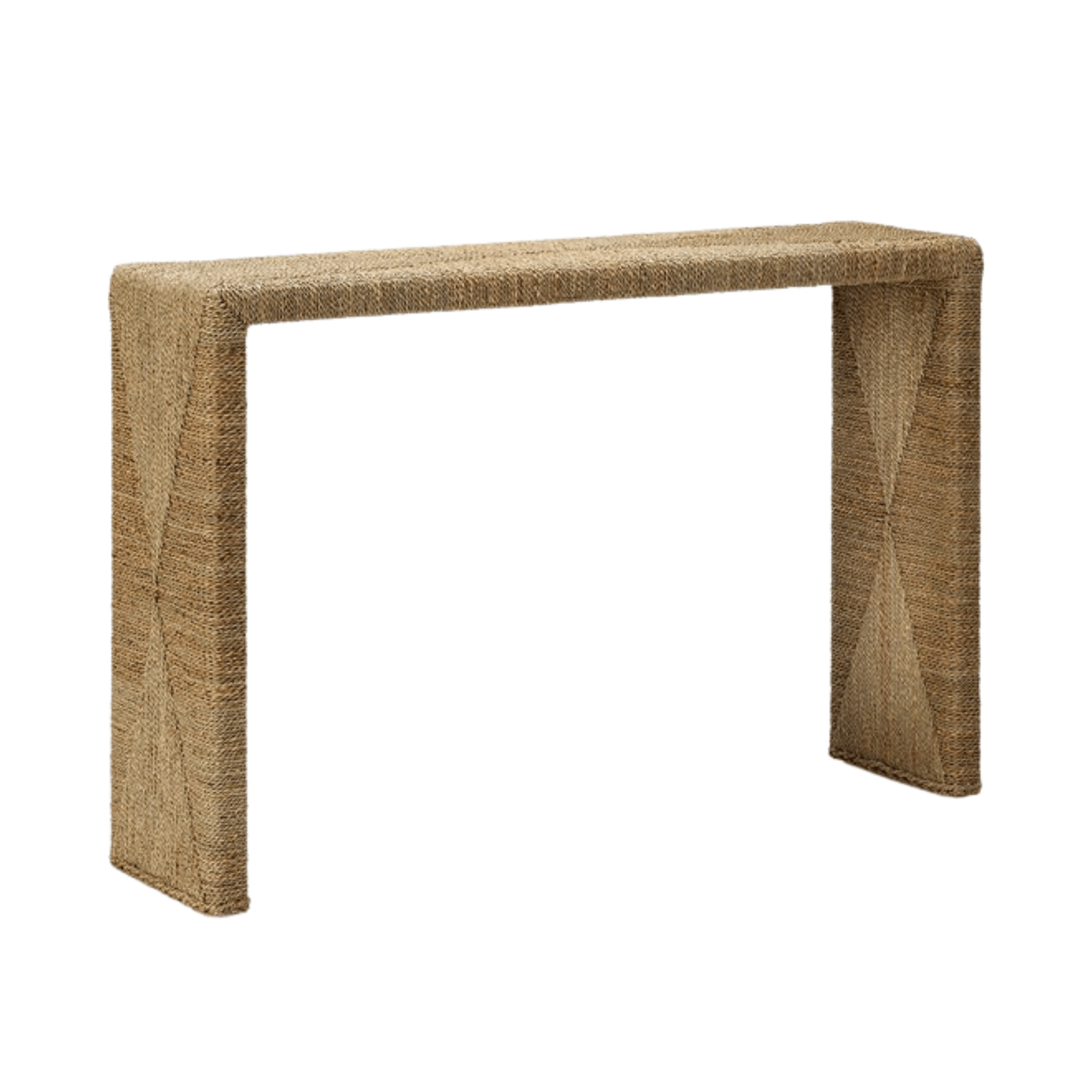 Ocean Breeze Seagrass Console Table - Three Sizes - Our Boat House