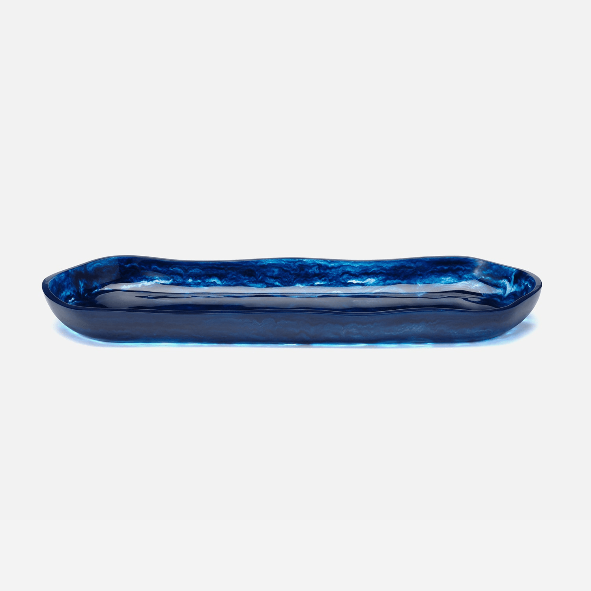 Ocean City Cobalt Blue Tray - Two Sizes - Our Boat House