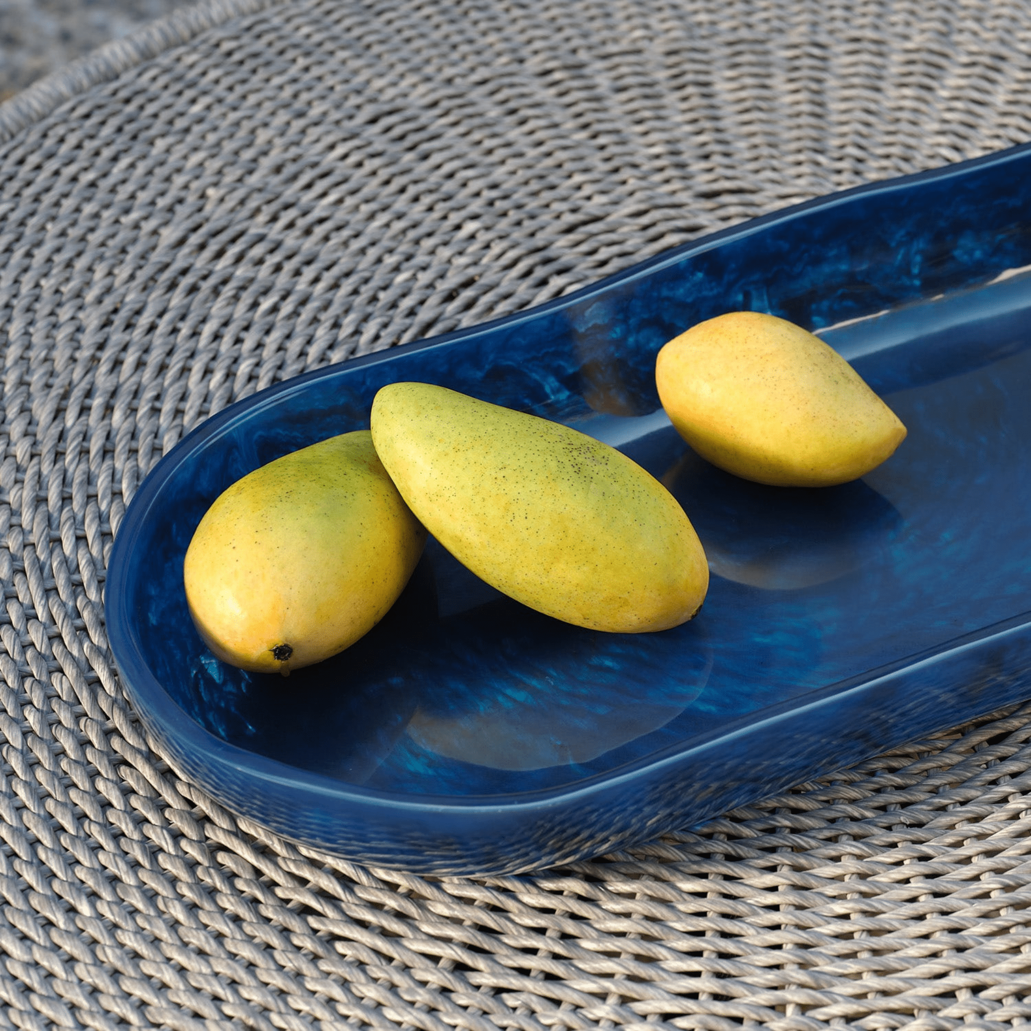 Ocean City Cobalt Blue Tray - Two Sizes - Our Boat House