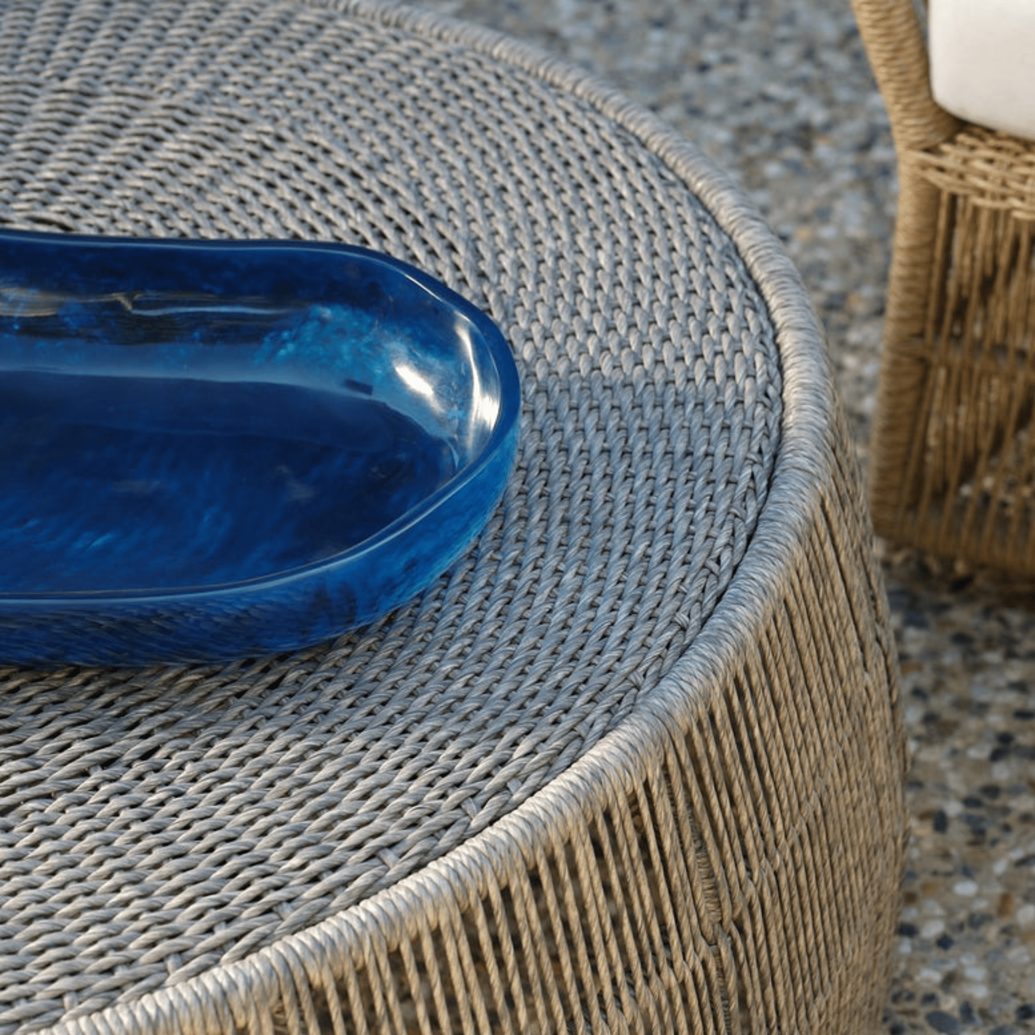 Ocean City Cobalt Blue Tray - Two Sizes - Our Boat House