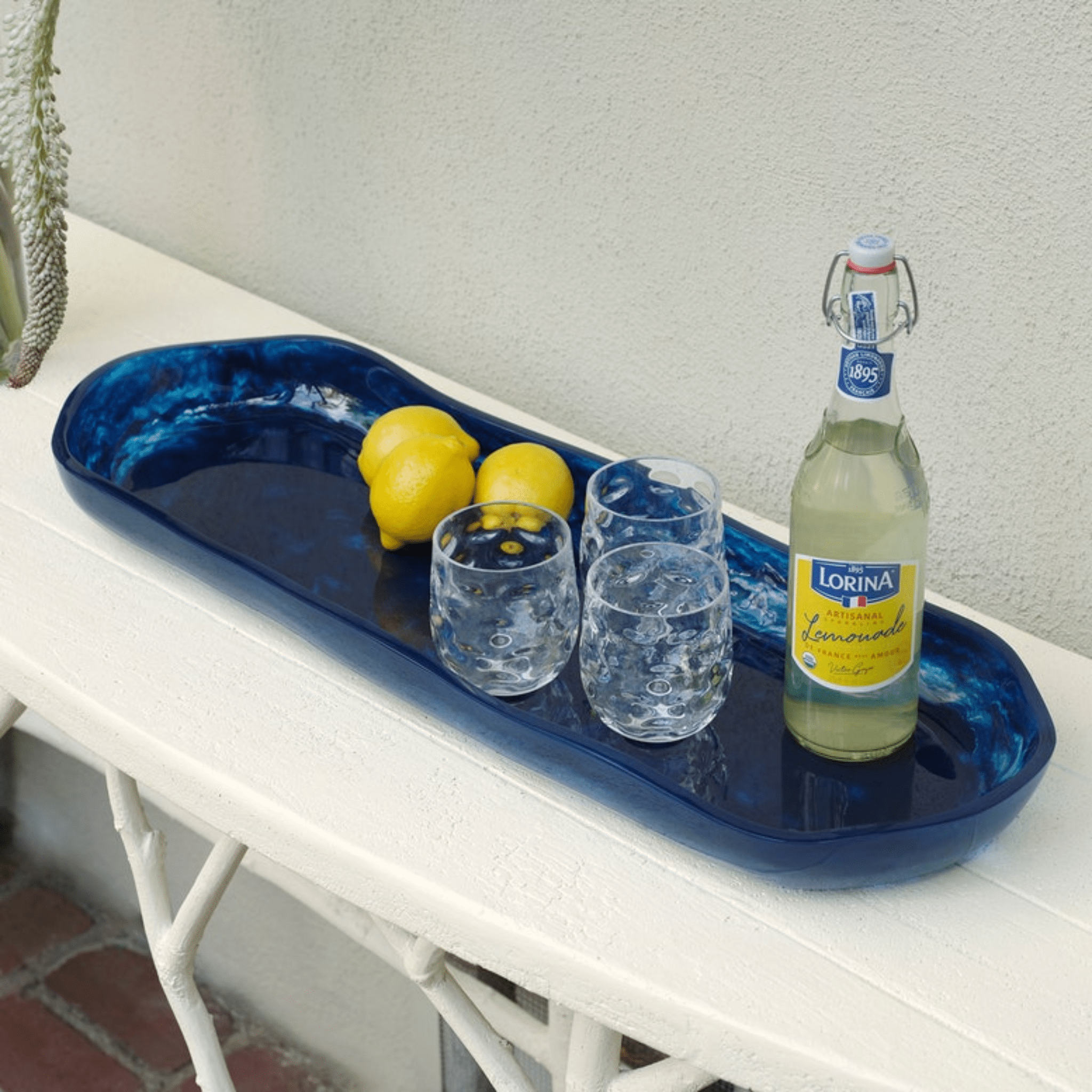 Ocean City Cobalt Blue Tray - Two Sizes - Our Boat House