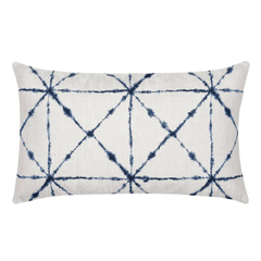 Ocean Escape Indigo Indoor/Outdoor Pillow - Our Boat House