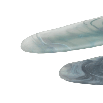 Ocean Glass Trays - Set of Two - Our Boat House