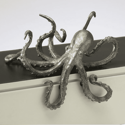 Octopus Pewter Shelf Decor - Our Boat House