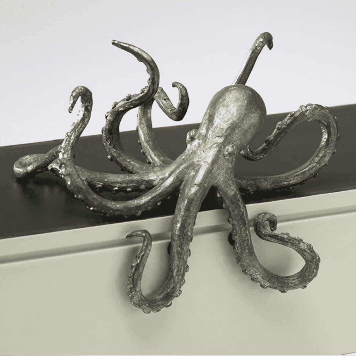 Octopus Pewter Shelf Decor - Our Boat House