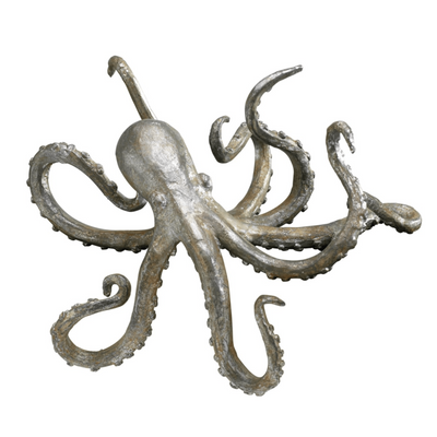 Octopus Pewter Shelf Decor - Our Boat House