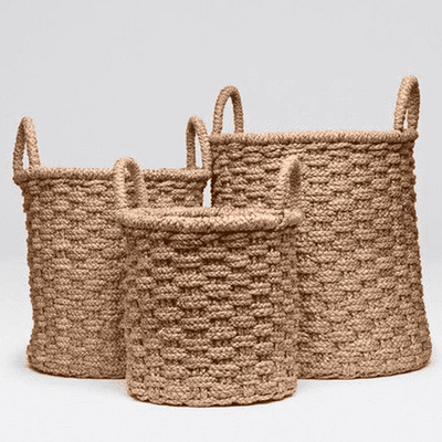 Oden Round Nesting Baskets S/3 - Our Boat House