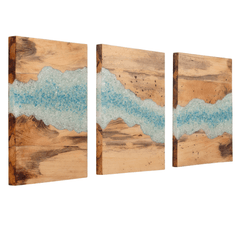 Oleander Triptych Wall Decor - Our Boat House