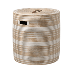 Olinda Natural/White Hamper - Two Sizes - Our Boat House