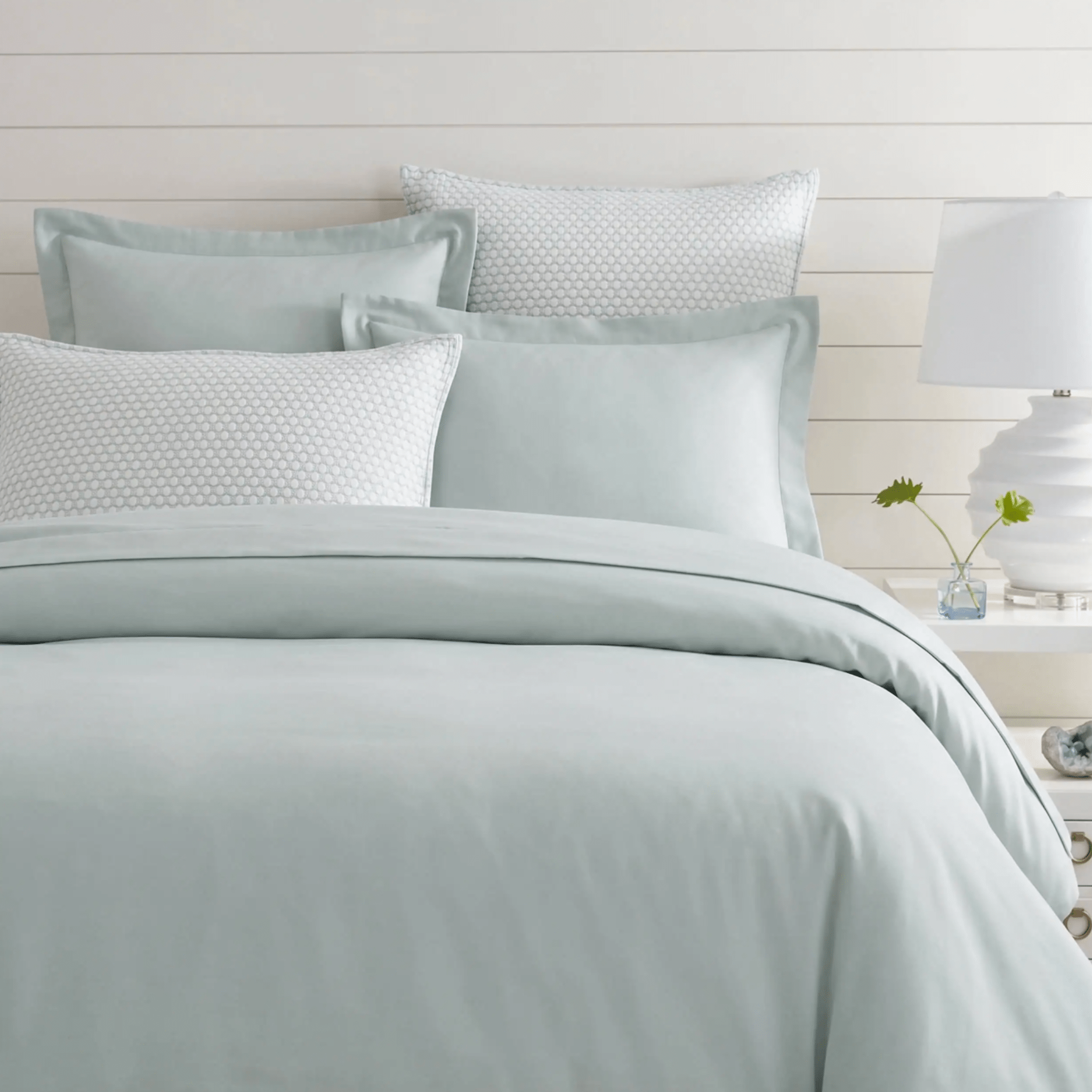 Organic Cotton Duvet Cover - Sky - Our Boat House