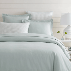 Organic Cotton Duvet Cover - Sky - Our Boat House