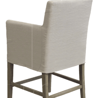 Orleans Slipcovered Counter Stool - Our Boat House