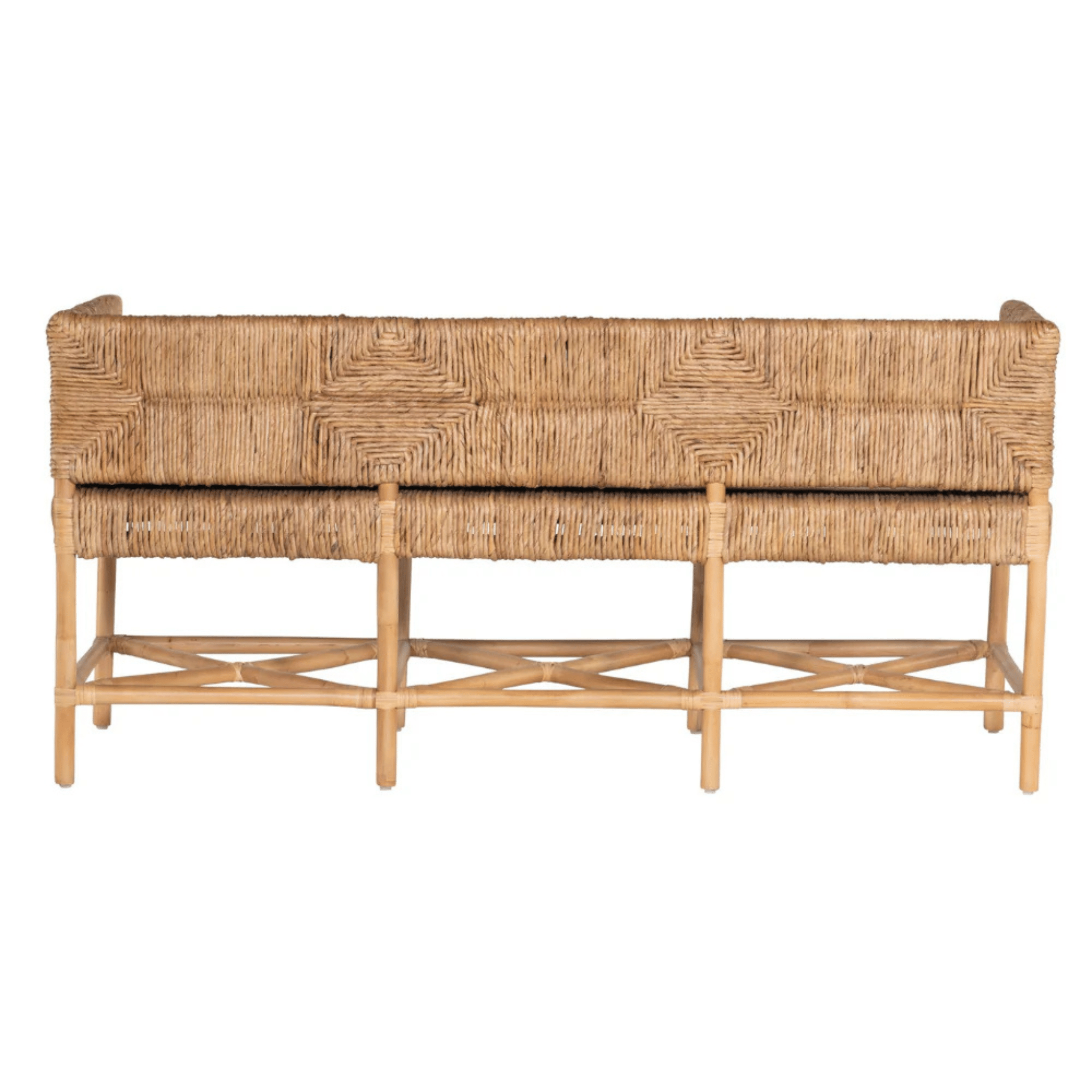 Ormond Beach Rattan Bench - Our Boat House