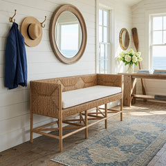 Ormond Beach Rattan Bench - Our Boat House