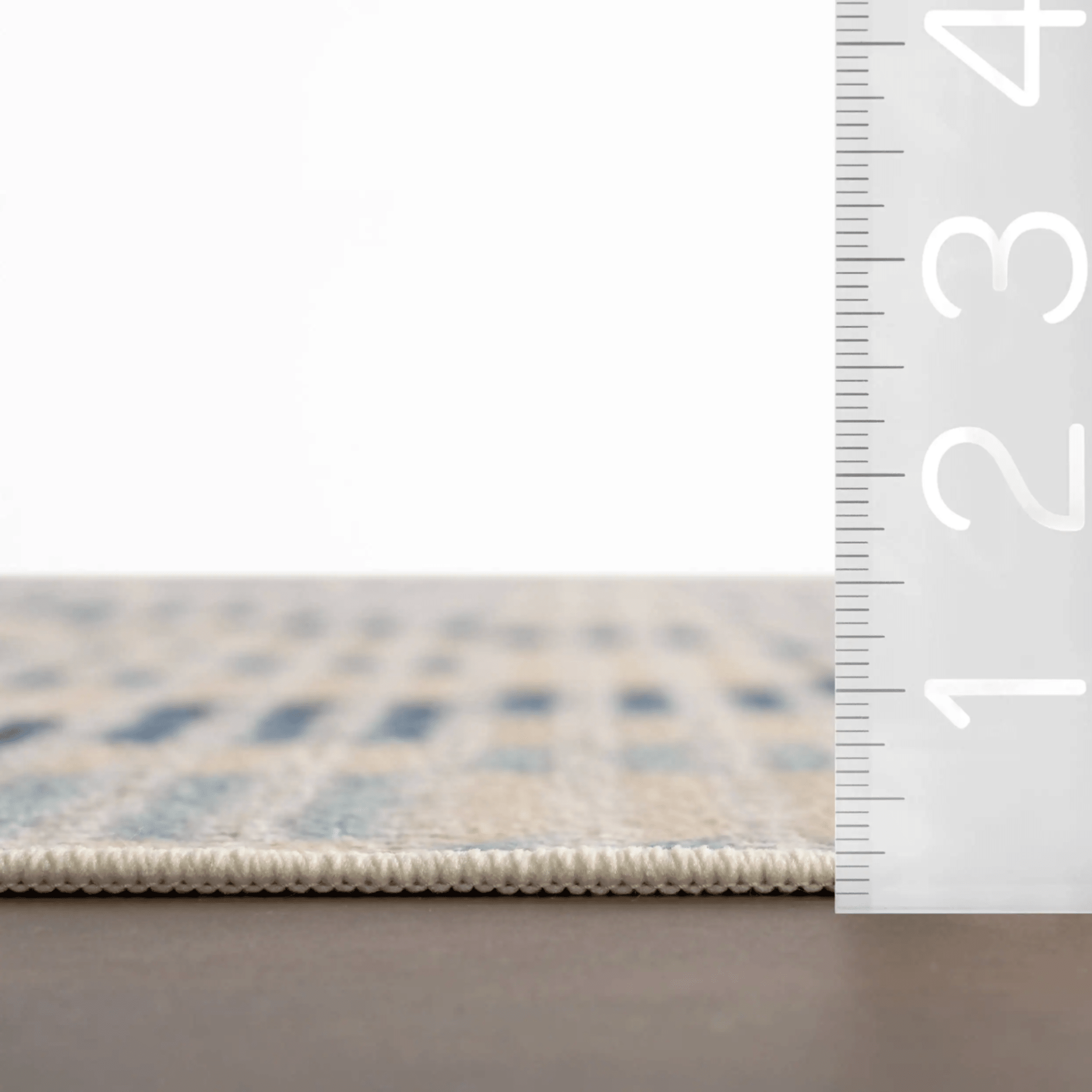 Orzalla Southwestern Diamond Washable Rug - Blue - Our Boat House