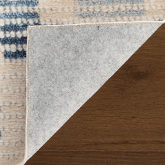 Orzalla Southwestern Diamond Washable Rug - Blue - Our Boat House