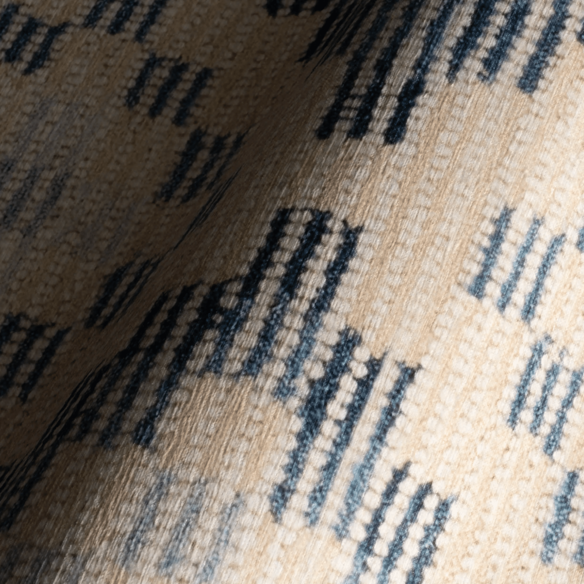 Orzalla Southwestern Diamond Washable Rug - Blue - Our Boat House