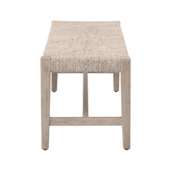 Outer Banks Abaca Rope Bench - Our Boat House