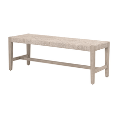 Outer Banks Abaca Rope Bench - Our Boat House