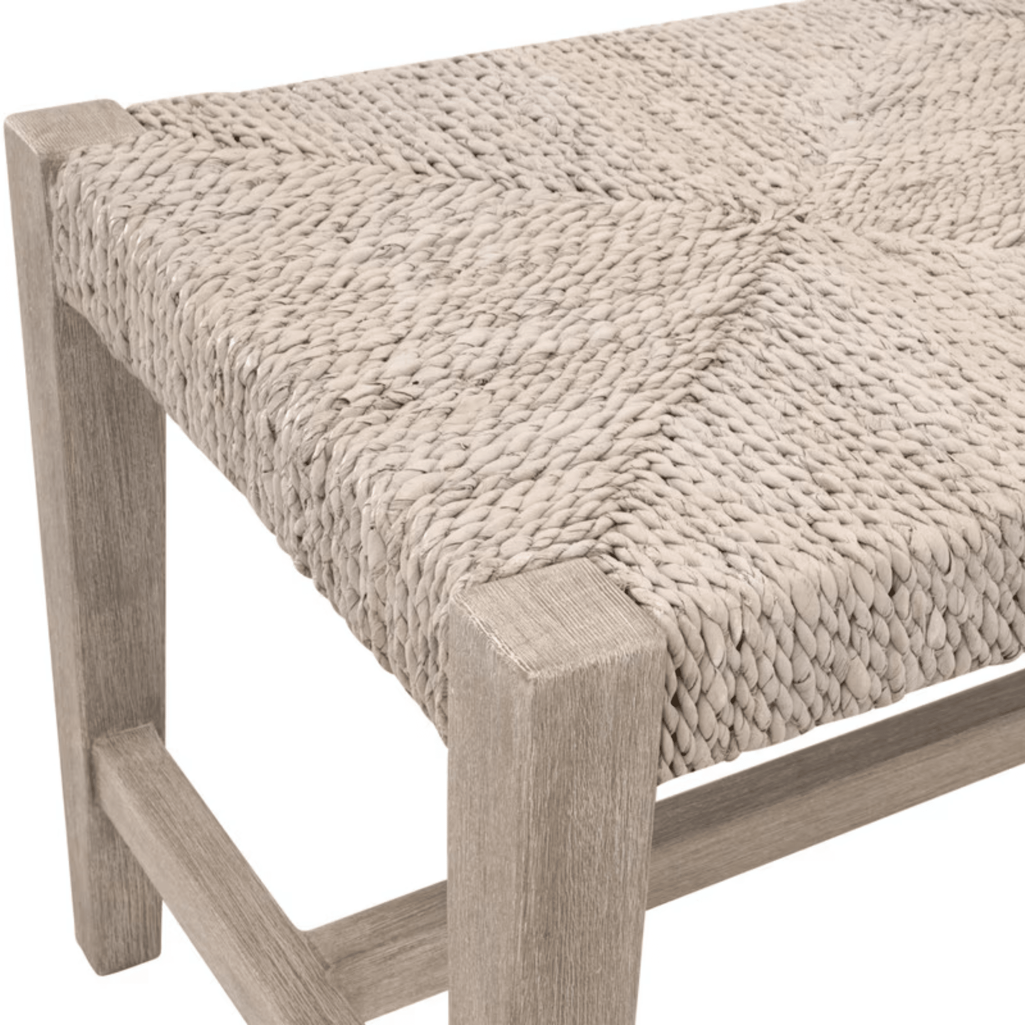 Outer Banks Abaca Rope Bench - Our Boat House