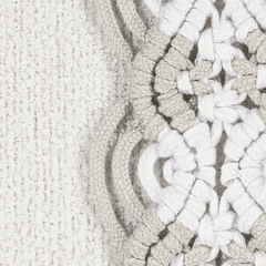 Oyster Macrame Indoor/Outdoor Pillow - Our Boat House