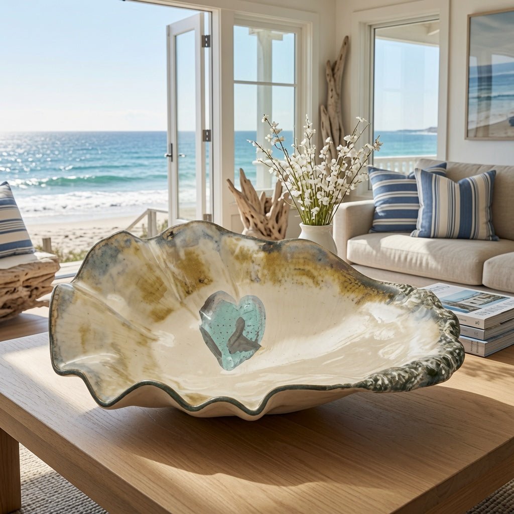 Oyster Shell Bowl - Large - Our Boat House
