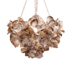 Oyster Shell Petal Chandelier - Our Boat House