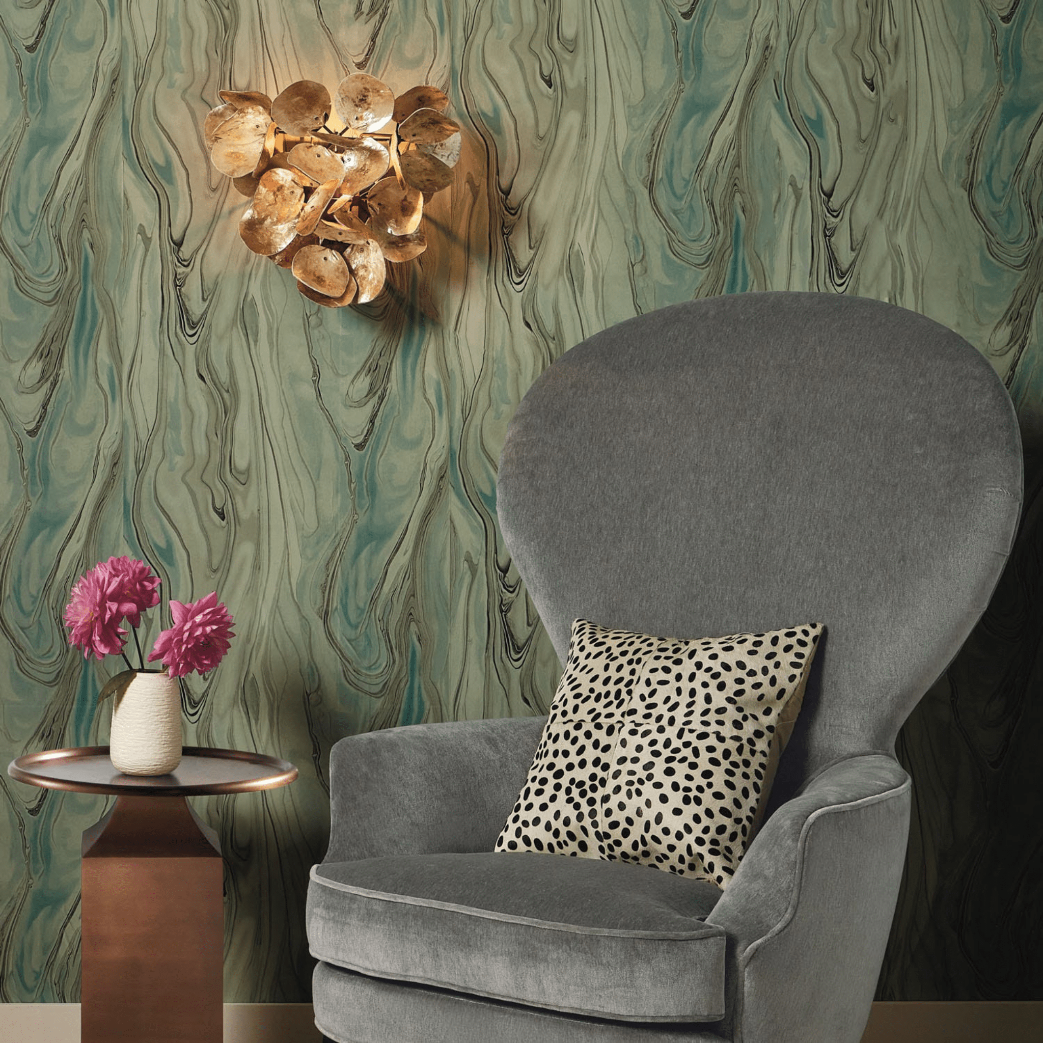 Oyster Shell Petal Sconce - Four Finishes - Our Boat House