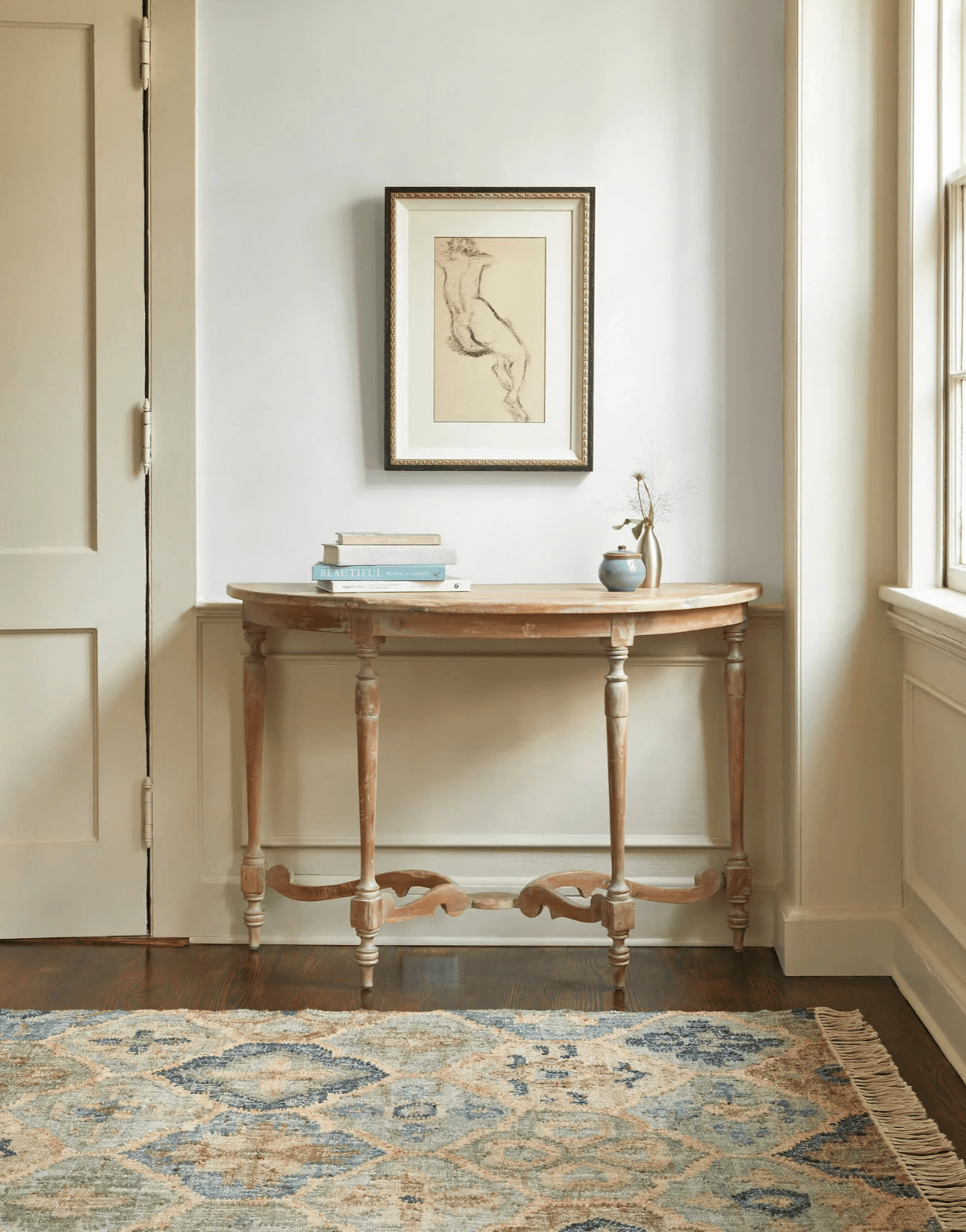 Pali Blue Woven Jute Rug - Our Boat House