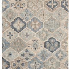 Pali Blue Woven Jute Rug - Our Boat House