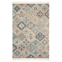 Pali Blue Woven Jute Rug - Sky - Our Boat House