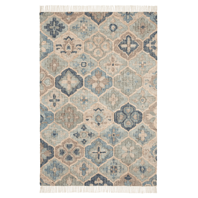 Pali Blue Woven Jute Rug - Sky - Our Boat House