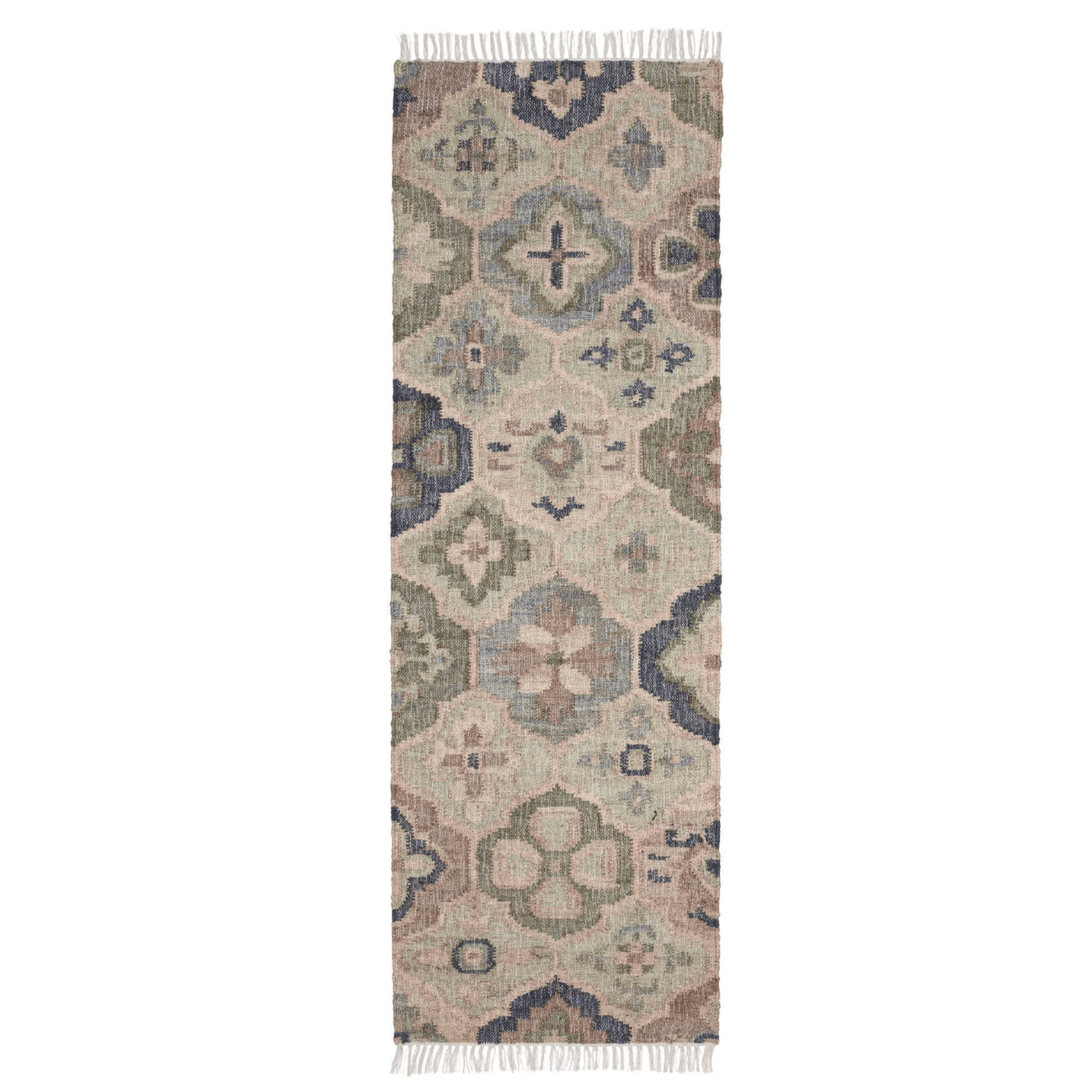 Pali Blue Woven Jute Rug - Sky - Our Boat House